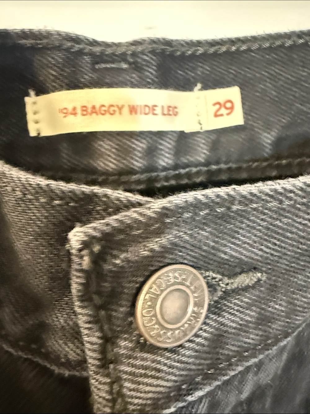 Levi’s 94 BAGGY WIDE LEG WOMEN'S JEANS 29 - Picture 7 of 9